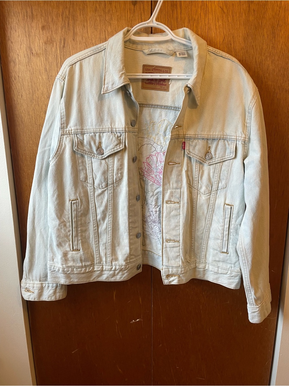 Levi's Women's Pale Blue Denim Trucker Jacket